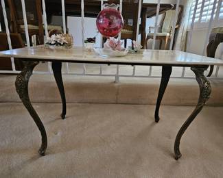 Marble top table
