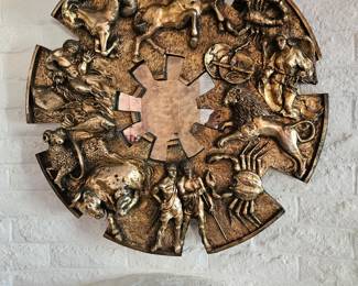 Brutalist Zodiac Mirror 