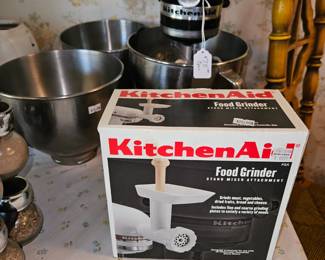 Kitchen Aid Stand Mixer and Accessories 