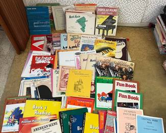 MPS126- Assorted Vintage Piano Music Sheets