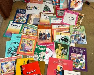 MPS128- Various Children’s Musical Piano Technique & Musc Sheets Books