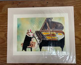 MPS164- Michael S K Lee Watercolor & Pen “Catcerto In B Minor 