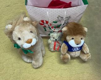 MPS087 Plush Animals and Christmas Bag