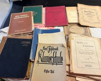 MPS129- Various Vintage Musical Sheet Books