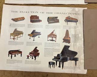 MPS137- (2) The Baldwin Piano Company Posters 
