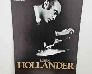 MPS110-Lorin Hollander Poster For Concert At Blaisdell Concert Hall