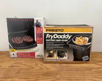 MPS142- George Foreman Grilling Machine & Fry Daddy Fryer