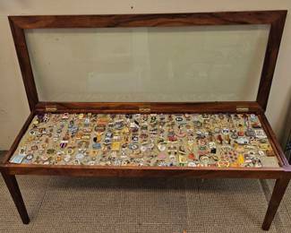 MPS114-Lions International Collection Beautifully Displayed In Shadowbox Coffee Table