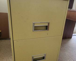 MPS034 - Two-Drawer Metal File Cabinet 