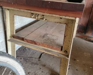 Work bench from Pasadena High