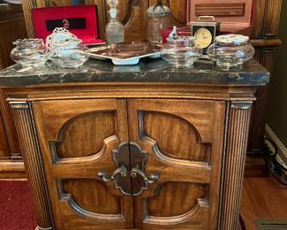 Nightstand with Granite Top