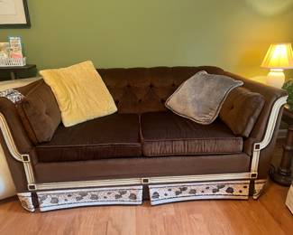 Matching Brown Love Seat