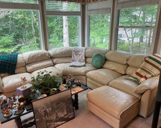 Leather Sectional
