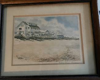 Hilton Head Home Watercolor