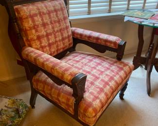 This chair is out of the Nash Family home on Samuels Avenue in Fort Worth