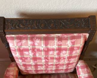 This chair is out of the Nash Family home on Samuels Avenue in Fort Worth