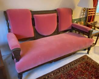 This chair is out of the Nash Family home on Samuels Avenue in Fort Worth