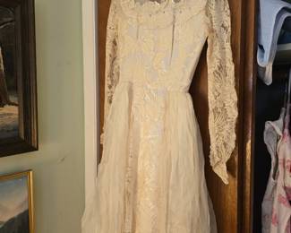 100 year old wedding gown