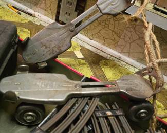 Antique roller skates