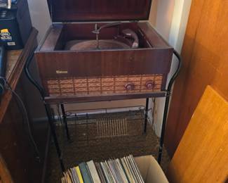 Antique record player