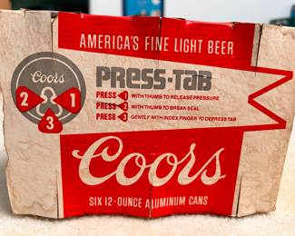 6-pack opened at bottom. We have multiple sets 