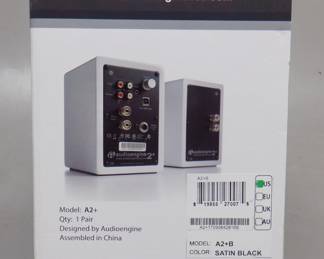 LOT OF 2 AUDIOENGINE SPEAKERS IN ORIGINAL BOX