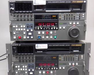 LOT OF 2 SONY DVW-A500