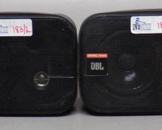 LOT OF 2 JBL CONTROL 1X SPEAKERS