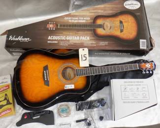 WASHBURN WSSHAGPAKQTTB ACOUSTIC GUITAR NOS IN ORIGINAL BOX