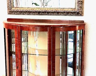 Vintage Curio Cabinet by "Barge Built", London