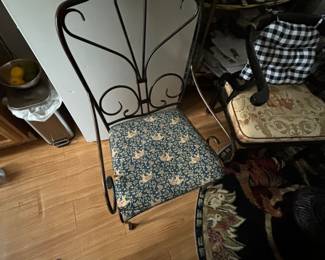 wrought iron chair