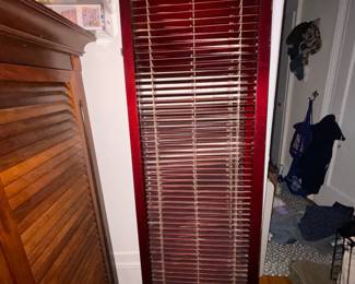 standing four panel screen