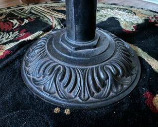 wrought iron table stand
