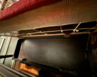 needle point piano bench with storage