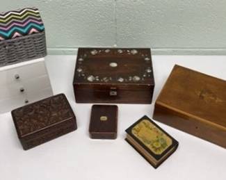 Vintage Wood Box Collection