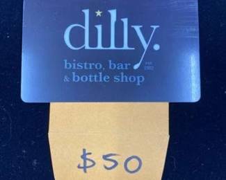 $50 Gift card Dilly Bistro, Bar Bottle Shop