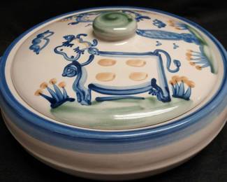 M.A. Hadley Pottery Casserole Dish