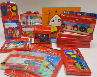 FaberCastell World Color Artis Collection Of Watercolor, Crayons And Gel Sticks