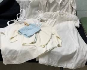 Vintage White Cotton Baby Clothing 