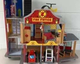 Kidkraft Wooden Fire Station Play Set