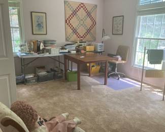 Sewing room overview