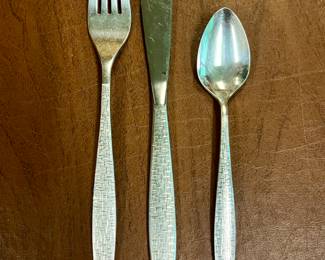 TWA STAINLESS STEEL FLATWARE MCM DESIGN ABCO
