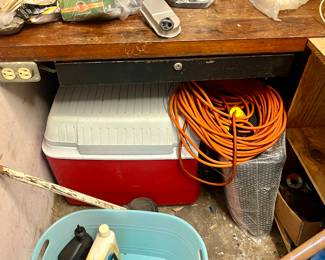 Cooler, extension cord