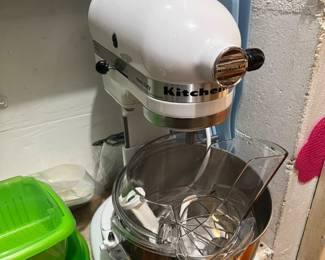 Kitchenaid Mixer with Several Attachments