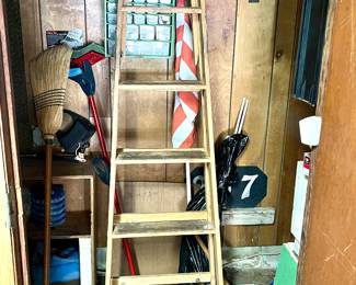Ladder, flag, another miscellaneous items