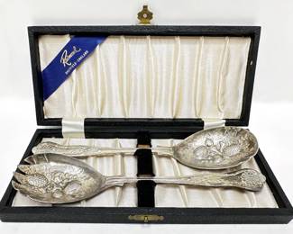 Vintage Raimond Sheffield Silverplated Serving Set In Original Box
Lot #: 4