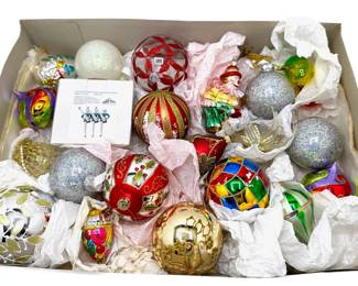 Over 25 Christmas Ornaments Including New In Box Rockettes : Some Vintage
Lot #: 30
