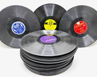 Over 50 78 RPM Records Without Sleeves
Lot #: 43
