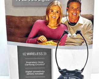 New In Box TV Ears 5.0 Digital Wireless Headphones Headset
Lot #: 138