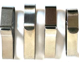 4 Heavy Duty Stainless Steel Belt Key Clips
Lot #: 127